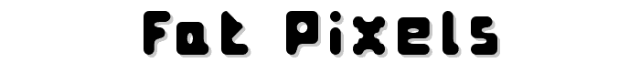 Fat Pixels font